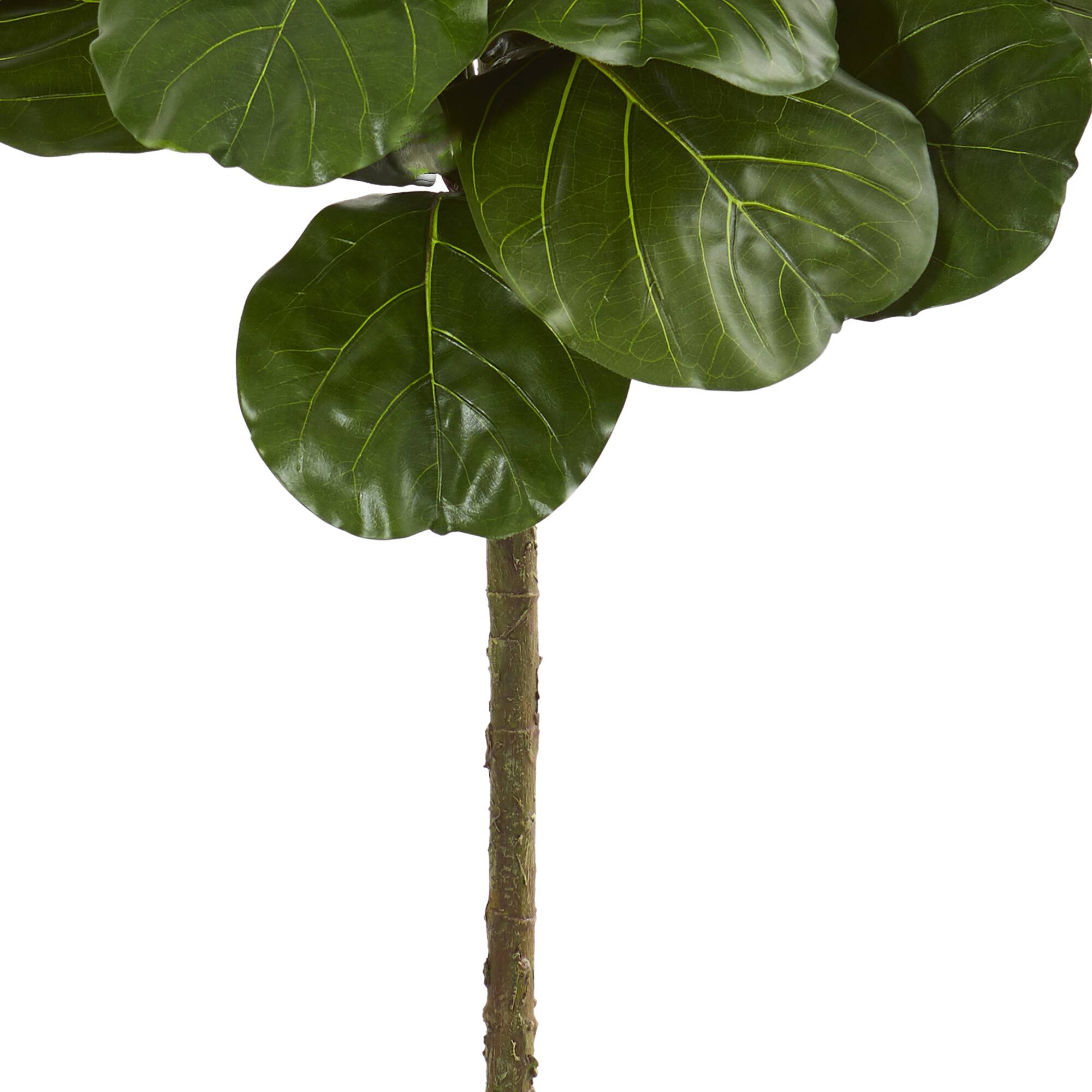 6.5ft. Fiddle Leaf Artificial Tree with Decorative Planter